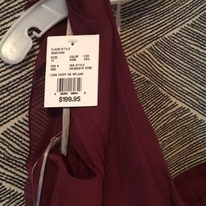 Bridesmaid dress, never worn. Wine in color